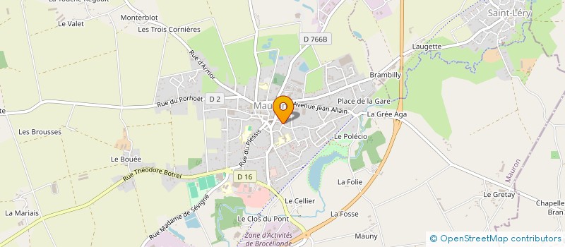 localisation de l'entreprise MONSIEUR MARCEL GALDEAN  MAURON