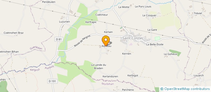 localisation de l'entreprise MONSIEUR MARCEL GALERNE à SAINT-CONNEC