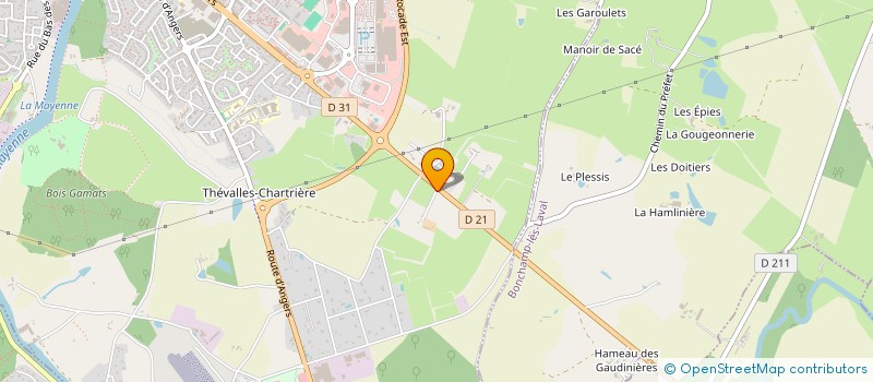 localisation de l'entreprise MONSIEUR MARCEL GANDON à LAVAL