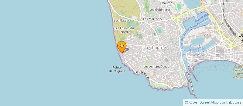 localisation de l'entreprise MONSIEUR MARCEL GANUCHAUD à LES SABLES D'OLONNE