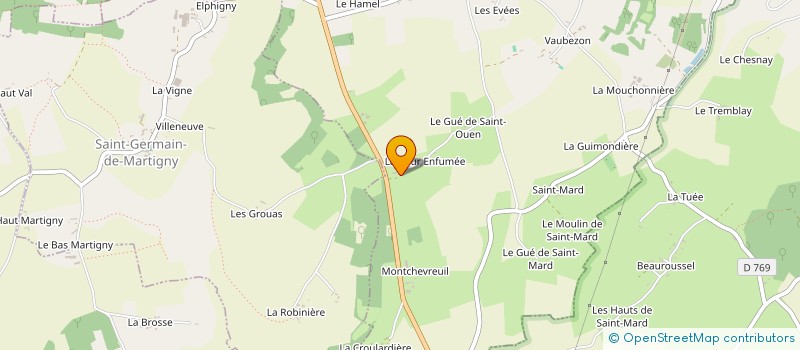 localisation de l'entreprise MONSIEUR MARCEL GARNIER à SAINT-OUEN-DE-SECHEROUVRE