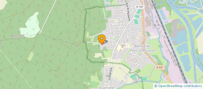 localisation de l'entreprise MONSIEUR MARCEL GAUDEL  BLENOD-LES-PONT-A-MOUSSON