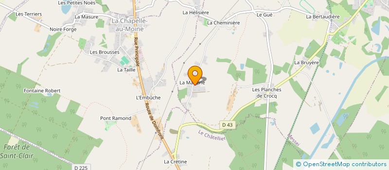 localisation de l'entreprise MONSIEUR MARCEL GAUQUELIN à MESSEI