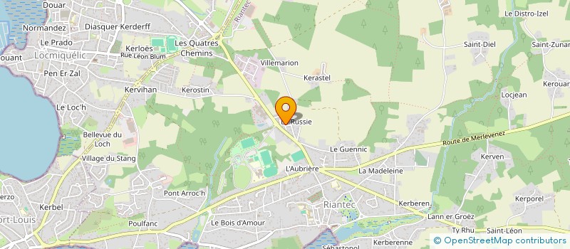 localisation de l'entreprise MONSIEUR MARCEL GAUTER  RIANTEC