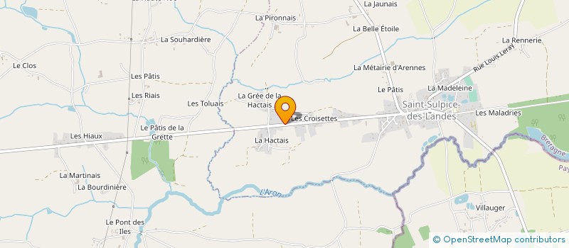 localisation de l'entreprise MONSIEUR MARCEL GEFFRAY  SAINTE ANNE SUR VILAINE