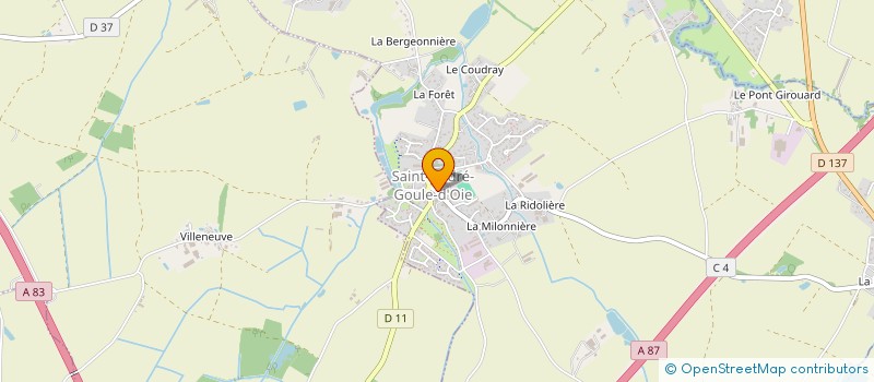 localisation de l'entreprise MONSIEUR MARCEL GILBERT  SAINT-ANDRE-GOULE-D'OIE