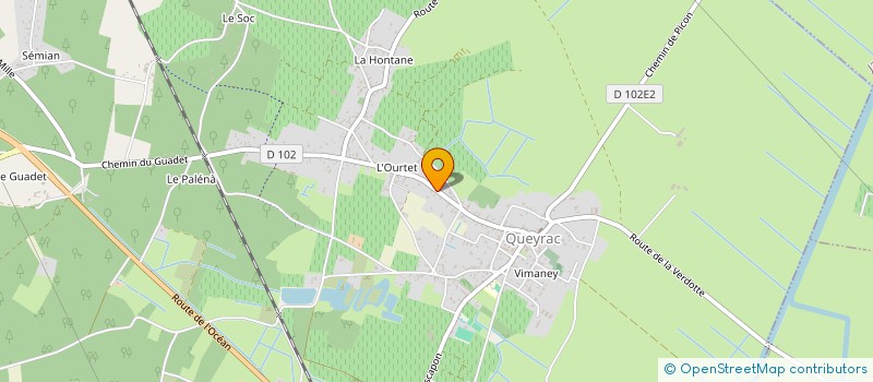 localisation de l'entreprise MONSIEUR MARCEL GIMENEZ  CIVRAC-EN-MEDOC