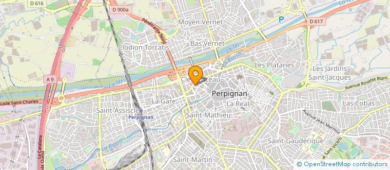 localisation de l'entreprise MONSIEUR MARCEL GIORDANO  PERPIGNAN