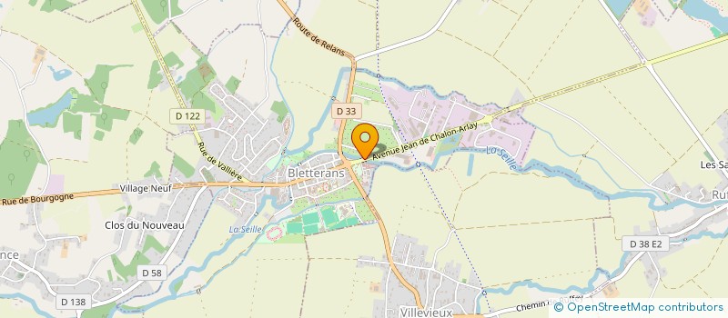 localisation de l'entreprise MONSIEUR MARCEL GIRARD  BLETTERANS