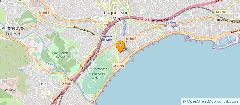localisation de l'entreprise MONSIEUR MARCEL GIRAUD  CAGNES-SUR-MER