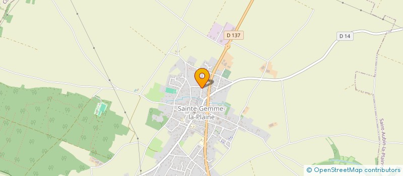 localisation de l'entreprise MONSIEUR MARCEL GIRAUD  SAINTE-GEMME-LA-PLAINE