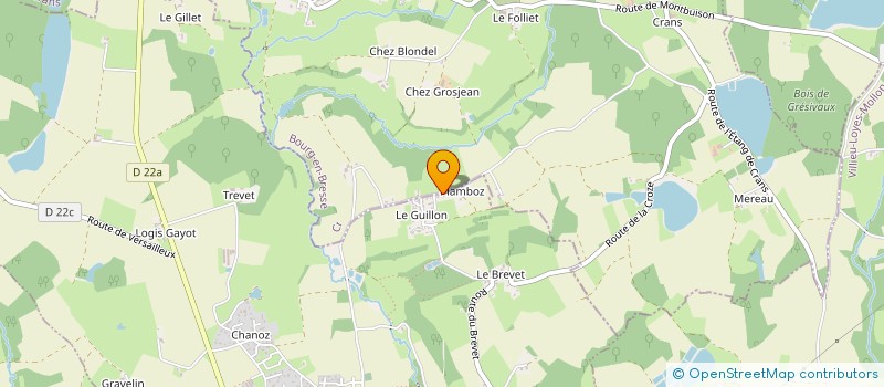 localisation de l'entreprise MONSIEUR MARCEL GIROUD  RIGNIEUX-LE-FRANC