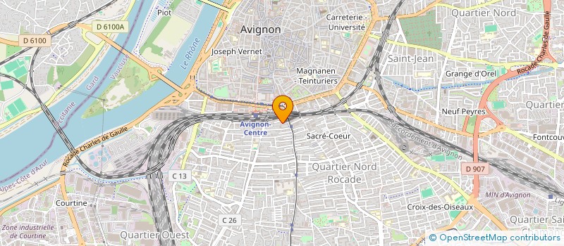 localisation de l'entreprise MONSIEUR MARCEL GONZALES  AVIGNON