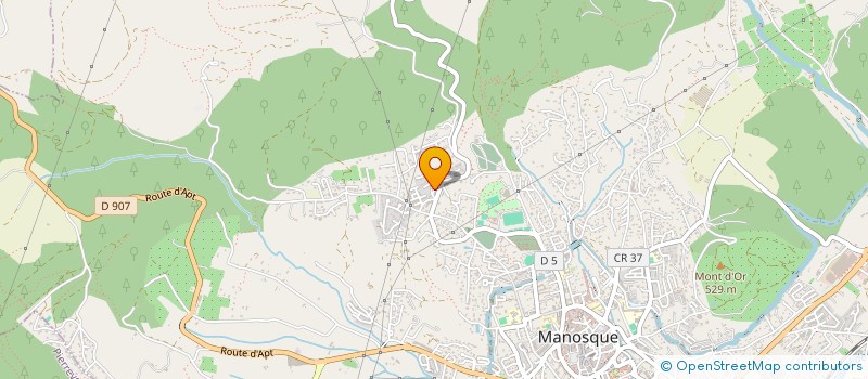 localisation de l'entreprise MONSIEUR MARCEL GOSCINIAK à MANOSQUE
