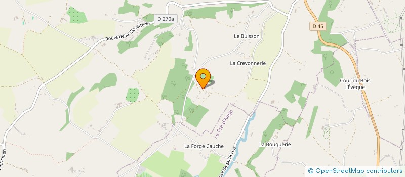 localisation de l'entreprise MONSIEUR MARCEL GOSSET  MANERBE