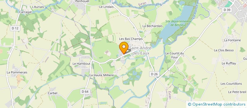 localisation de l'entreprise MONSIEUR MARCEL GOUPIL à TREFUMEL