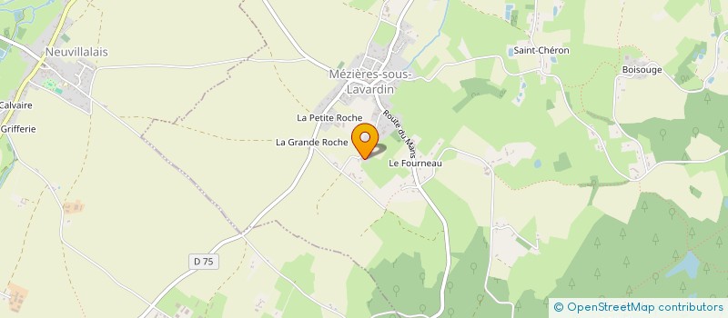 localisation de l'entreprise MONSIEUR MARCEL GOURDIN à MEZIERES-SOUS-LAVARDIN