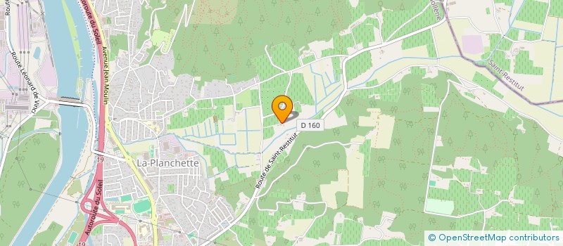 localisation de l'entreprise MONSIEUR MARCEL GOURDON  BOLLENE