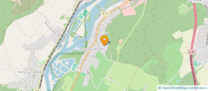 localisation de l'entreprise MONSIEUR MARCEL GRAEF à JOUY-AUX-ARCHES