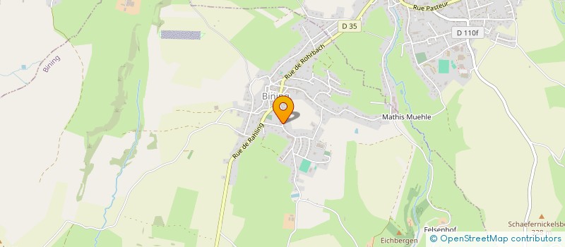 localisation de l'entreprise MONSIEUR MARCEL GRAUSS  BINING