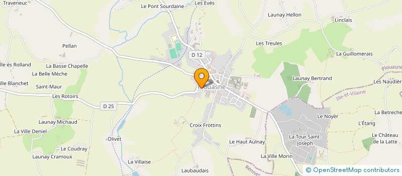 localisation de l'entreprise MONSIEUR MARCEL GRISSAULT à PLOUASNE