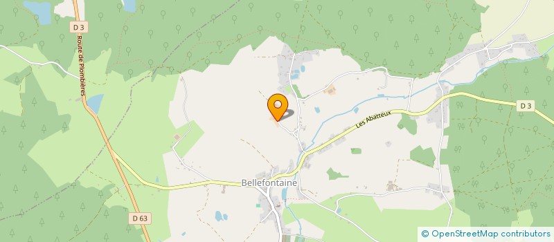 localisation de l'entreprise MONSIEUR MARCEL GROLET  BELLEFONTAINE