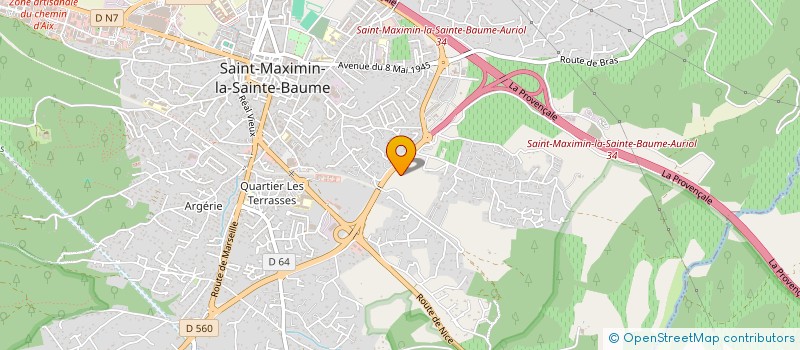 localisation de l'entreprise MONSIEUR MARCEL GRUET  SAINT-MAXIMIN-LA-SAINTE-BAUME