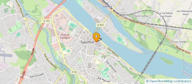 localisation de l'entreprise MONSIEUR MARCEL GUIBERT  SAUMUR