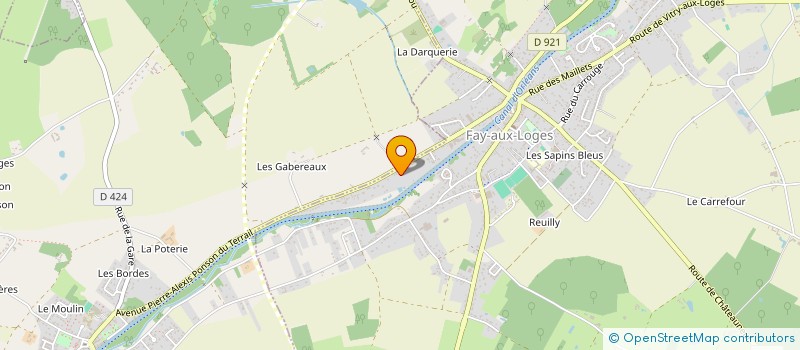 localisation de l'entreprise MONSIEUR MARCEL GUILLARD  SULLY-LA-CHAPELLE