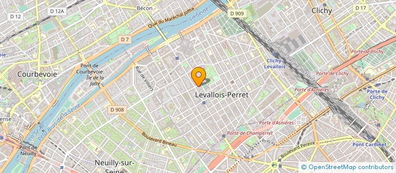 localisation de l'entreprise MONSIEUR MARCEL GUILLAUME à LEVALLOIS-PERRET
