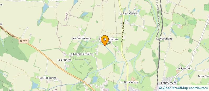 localisation de l'entreprise MONSIEUR MARCEL GUILLEMAUT  FRANGY-EN-BRESSE