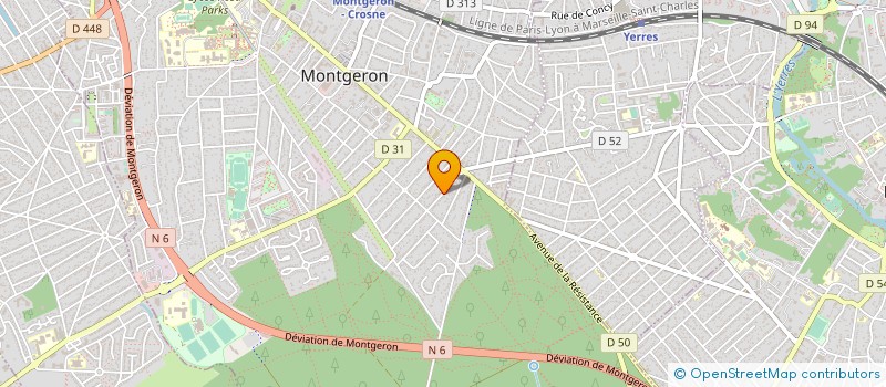localisation de l'entreprise MONSIEUR MARCEL GUILLEMOT à MONTGERON