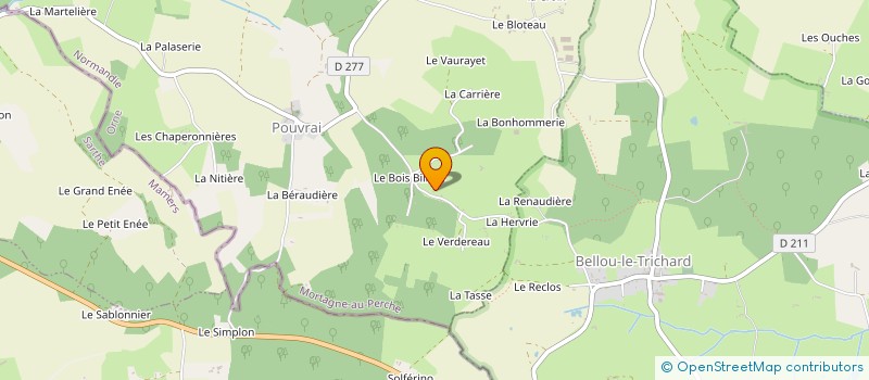 localisation de l'entreprise MONSIEUR MARCEL GUILLOCHON à POUVRAI