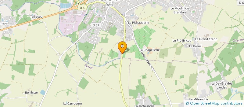 localisation de l'entreprise MONSIEUR MARCEL GUILLOU à CHAUMES-EN-RETZ