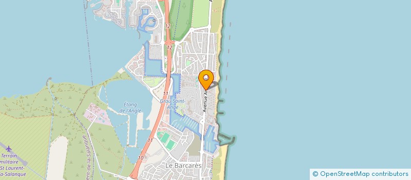 localisation de l'entreprise MONSIEUR MARCEL GUISSET  LE BARCARES