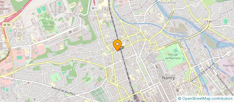 localisation de l'entreprise MONSIEUR MARCEL GUSSE  NANCY