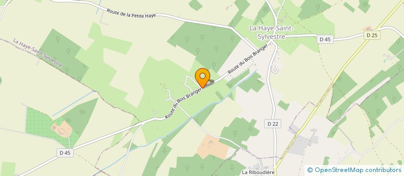 localisation de l'entreprise MONSIEUR MARCEL GUSTAVE  LA HAYE-SAINT-SYLVESTRE