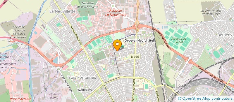 localisation de l'entreprise MONSIEUR MARCEL HACHON à REIMS