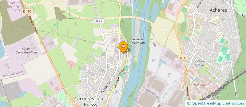 localisation de l'entreprise MONSIEUR MARCEL HAIDAR AHMAD  CARRIERES-SOUS-POISSY