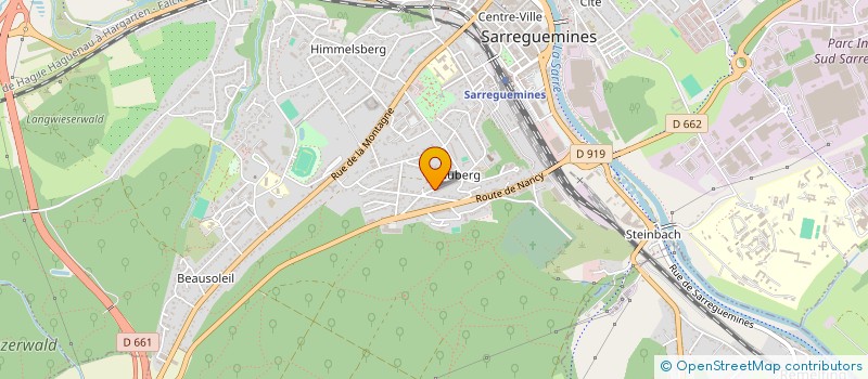 localisation de l'entreprise MONSIEUR MARCEL HAMANN  SARREGUEMINES