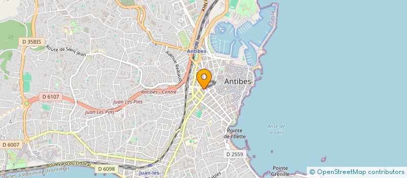 localisation de l'entreprise MONSIEUR MARCEL HAON à ANTIBES