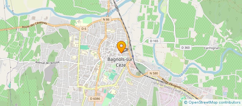 localisation de l'entreprise MONSIEUR MARCEL HARANG à BAGNOLS-SUR-CEZE