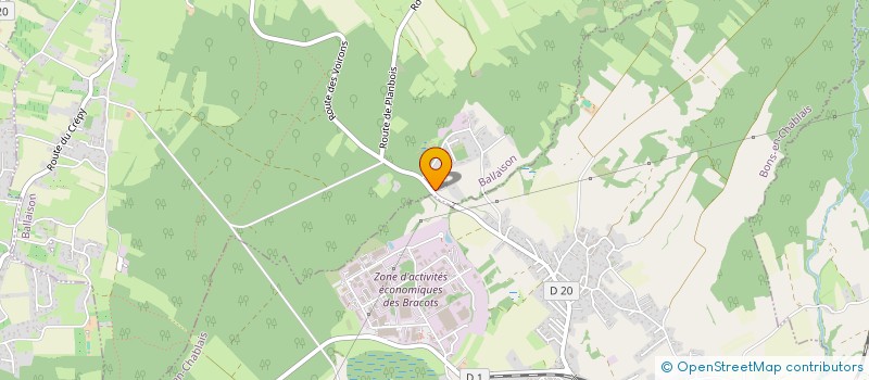 localisation de l'entreprise MONSIEUR MARCEL HASLER  BALLAISON