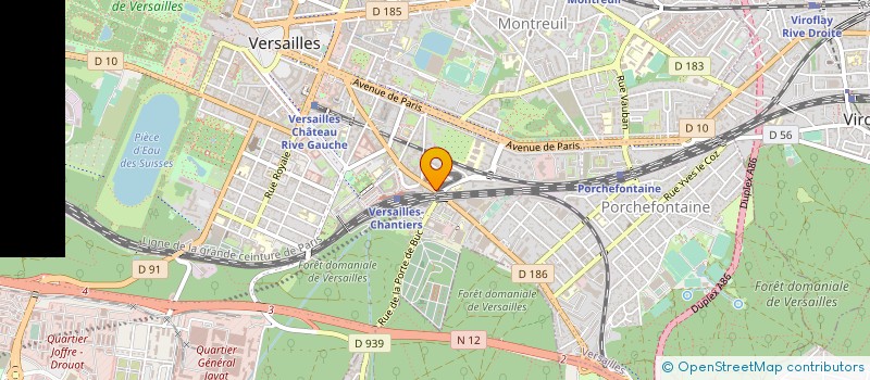 localisation de l'entreprise MONSIEUR MARCEL HELL à VERSAILLES