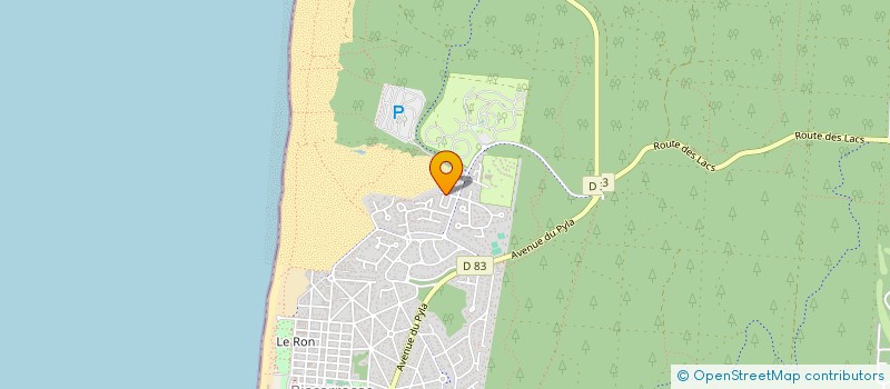 localisation de l'entreprise MONSIEUR MARCEL HENGY  BISCARROSSE