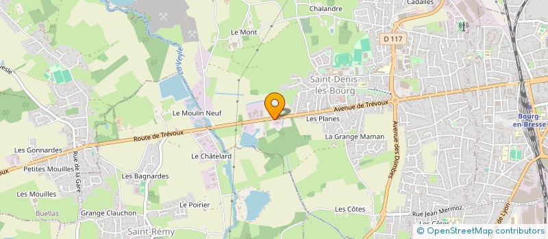 localisation de l'entreprise MONSIEUR MARCEL HENRY à SAINT-DENIS-LES-BOURG