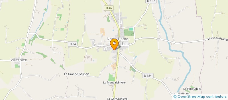 localisation de l'entreprise MONSIEUR MARCEL HERBERT  ROMAGNY FONTENAY