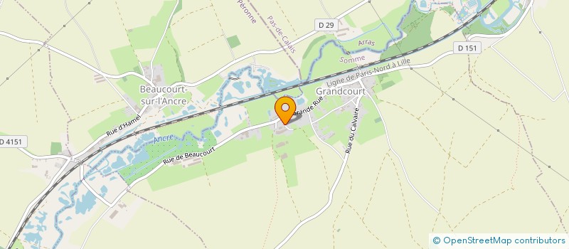 localisation de l'entreprise MONSIEUR MARCEL HERBET  GRANDCOURT