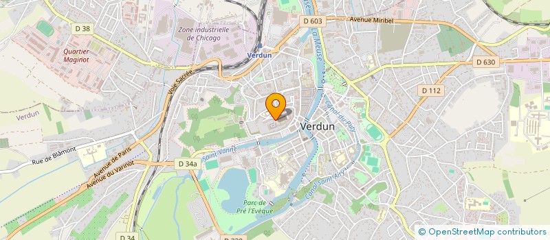 localisation de l'entreprise MONSIEUR MARCEL HERRIOT à VERDUN