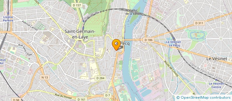 localisation de l'entreprise MONSIEUR MARCEL HERVE  LE PECQ